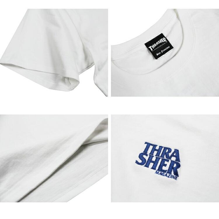 SALE (公式）スラッシャー Tシャツ THRASHER ANTI LOGO emb Relax Fit S/S T-SHIRTS リラックスフィット ビッグシルエット オーバーサイズ メンズ レディース｜rifflepage｜07