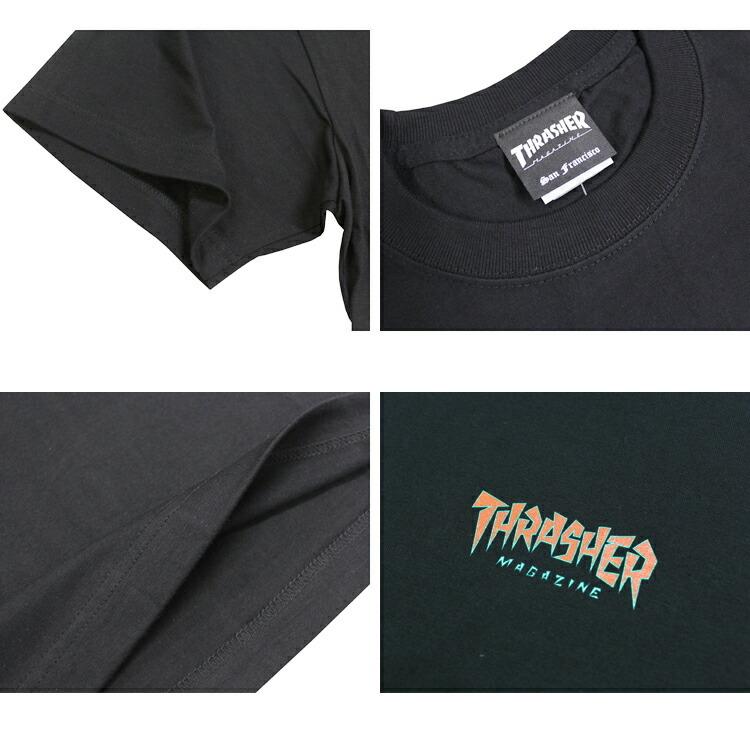 スラッシャー Tシャツ THRASHER Jagged Logo S/S T-SHIRTS 半袖 TEE プリント メンズ レディース ユニセックス 全3色 M-XXL(公式）｜rifflepage｜03