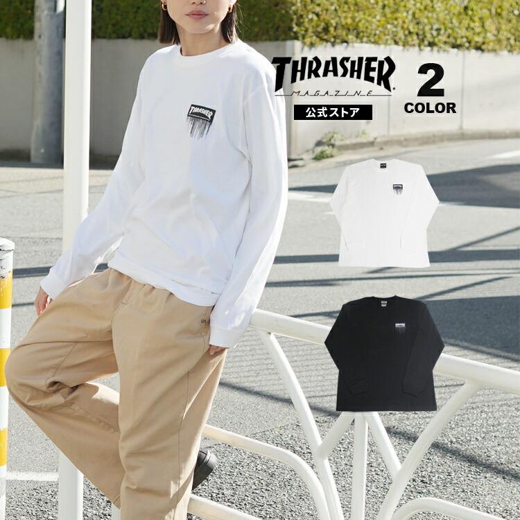 THRASHER（スラッシャー） SALE Tシャツ ロンT THRASHER Dripped BOX