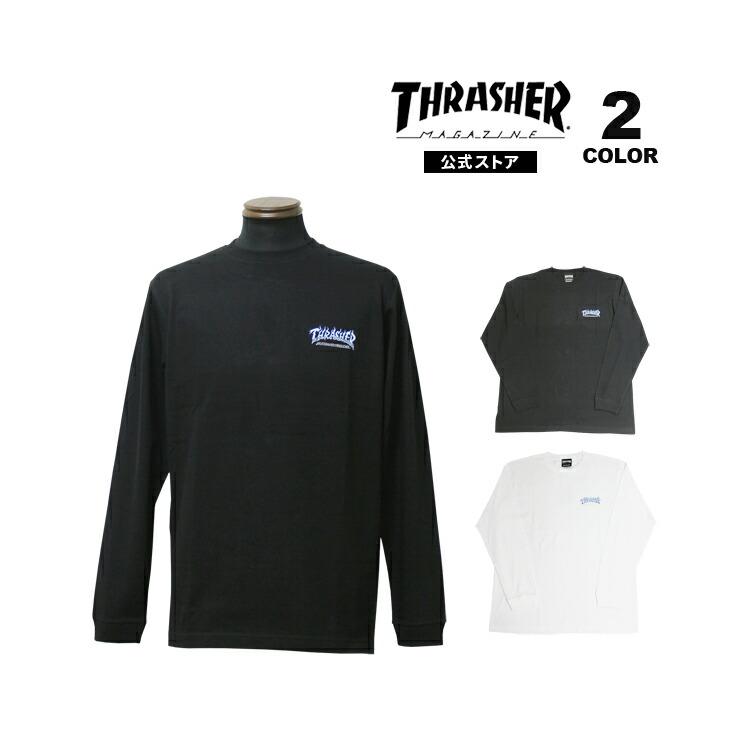 SALE スラッシャー Tシャツ ロンT THRASHER Fire Logo L/S T-SHIRTS 