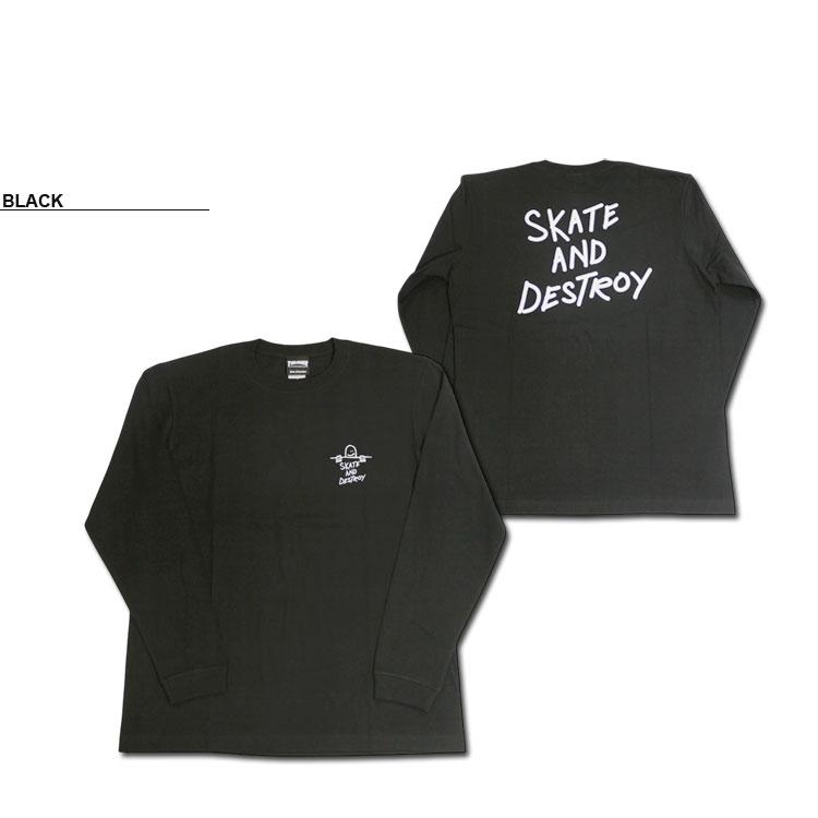 SALE スラッシャー Tシャツ ロンT THRASHER Gonz Destroy L/S T-SHIRTS