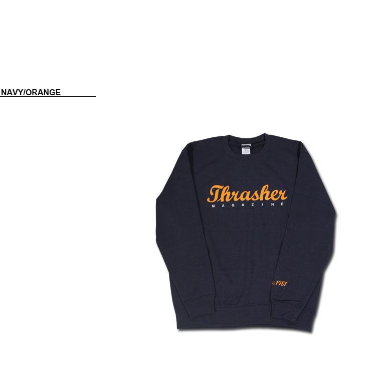 SALE スラッシャー トレーナー THRASHER SINCE 1981 CREW SWEAT クルー スウェット メンズ レディース ユニセックス 裏毛 全4色 S-XXL (公式）｜rifflepage｜08