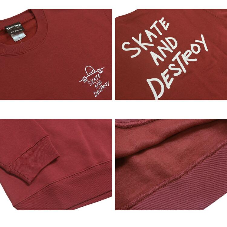 THRASHER（スラッシャー） SALE トレーナー THRASHER GONZ DESTROY