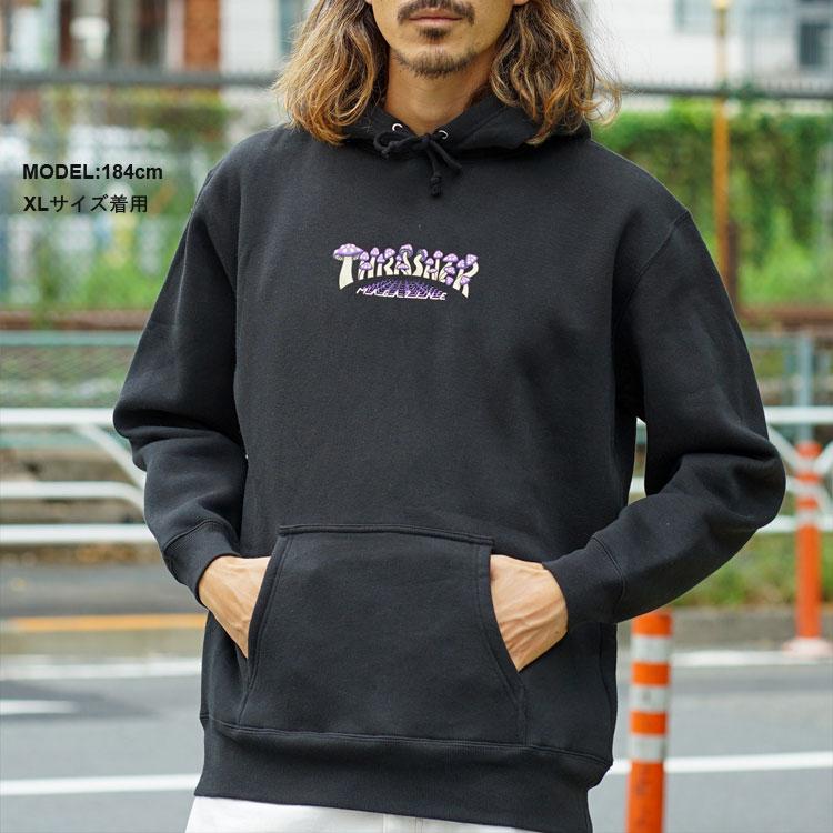 【SALE】アウトレット スラッシャー パーカー THRASHER スウェット プルオーバー フーディ パーカ メンズ レディース ユニセックス 裏起毛 スエット Mashroom｜rifflepage｜05