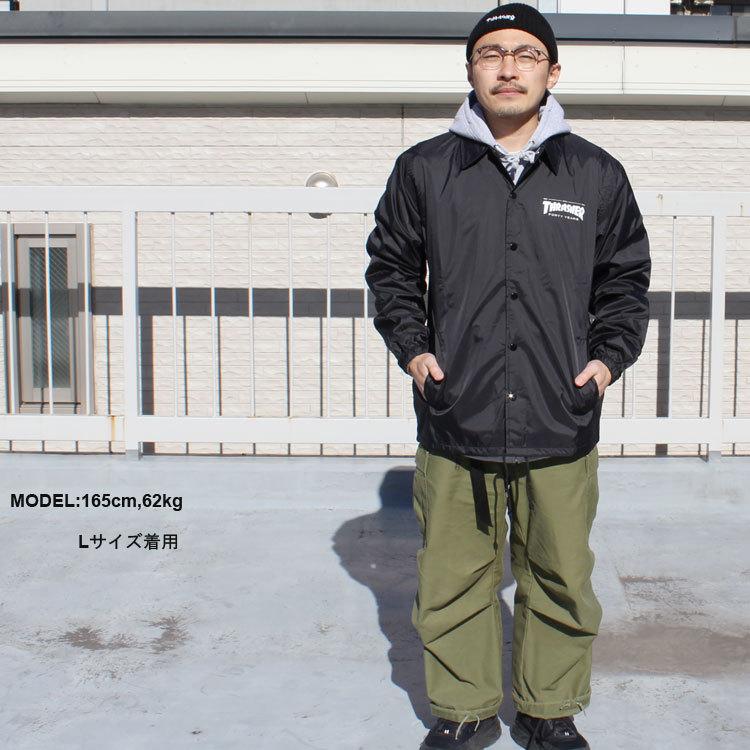 (公式） スラッシャー ジャケット THRASHER FORTY YEARS COACH JACKET コーチジャケット アウター ナイロン メンズ レディース ユニセックス 40周年モデル｜rifflepage｜04