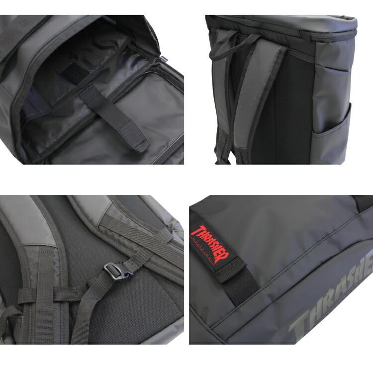 (公式） スラッシャー リュック バッグ THRASHER PVC TARPAULIN SQUARE BACK PACK 25L デイバック バックパック メンズ レディース ユニセックス 全2色｜rifflepage｜05