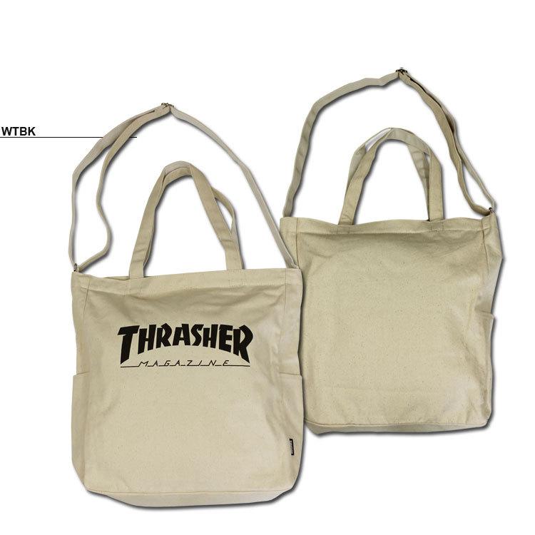 (公式） スラッシャー ショルダーバック THRASHER CANVAS 2WAY TOTE SHOULDER BAG L ショルダートート トートバック メンズ レディース ユニセックス 全4色｜rifflepage｜04