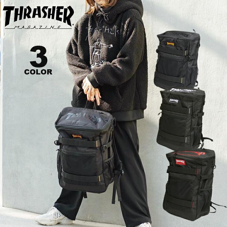 (公式） スラッシャー リュック バッグ THRASHER BACK PACK BOX 30L デイバック バックパック 撥水 メンズ レディース ユニセックス 全3色｜rifflepage