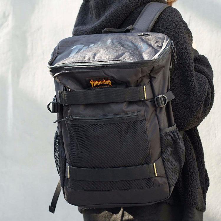 (公式） スラッシャー リュック バッグ THRASHER BACK PACK BOX 30L デイバック バックパック 撥水 メンズ レディース ユニセックス 全3色｜rifflepage｜05