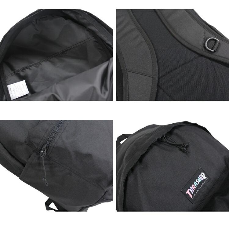 スラッシャー リュック バッグ THRASHER BENCHMARK 1 POCKET BACK PACK 22L デイバック バックパック 撥水 メンズ レディース ユニセックス 全6色 通学 通勤｜rifflepage｜05