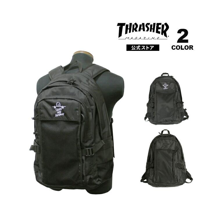 新品スラッシャー THRASHER リュック バックパック　キャップセット THRASHER (公式） スラッシャー リュック バッグ BACK PACK 27L