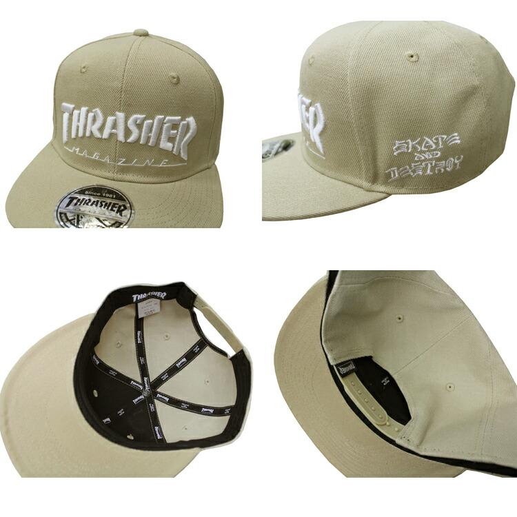 (公式）スラッシャー キャップ THRASHER 帽子 メンズ レディース ユニセックス 平ツバ スナップバック MAG LOGO SNAP BACK CAP 全5色｜rifflepage｜12