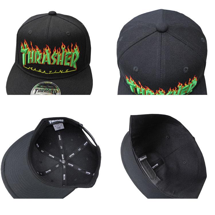 OLD THRASHER CAPフレイムロゴ グリーン OLD THRASHER CAPフレイムロゴ グリーン