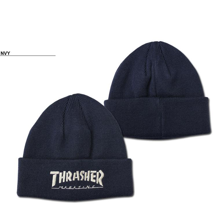 THRASHER（スラッシャー） (公式） ビーニー ニット帽 THRASHER