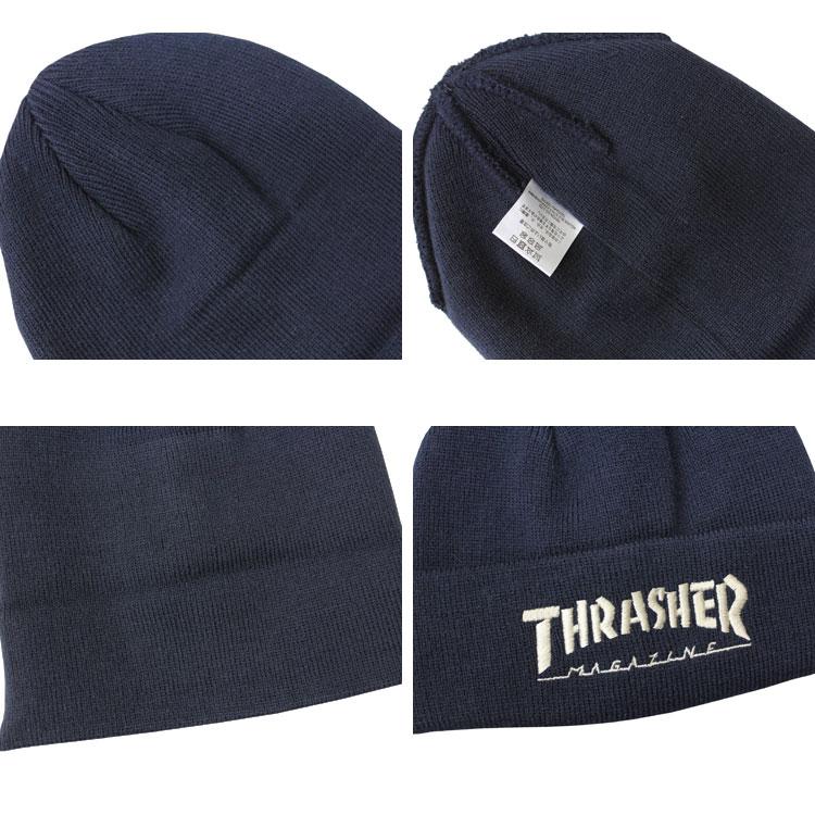 THRASHER（スラッシャー） (公式） ビーニー ニット帽 THRASHER