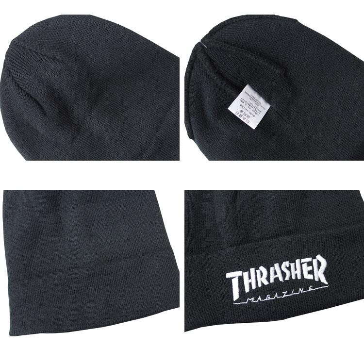 THRASHER（スラッシャー） (公式） ビーニー ニット帽 THRASHER