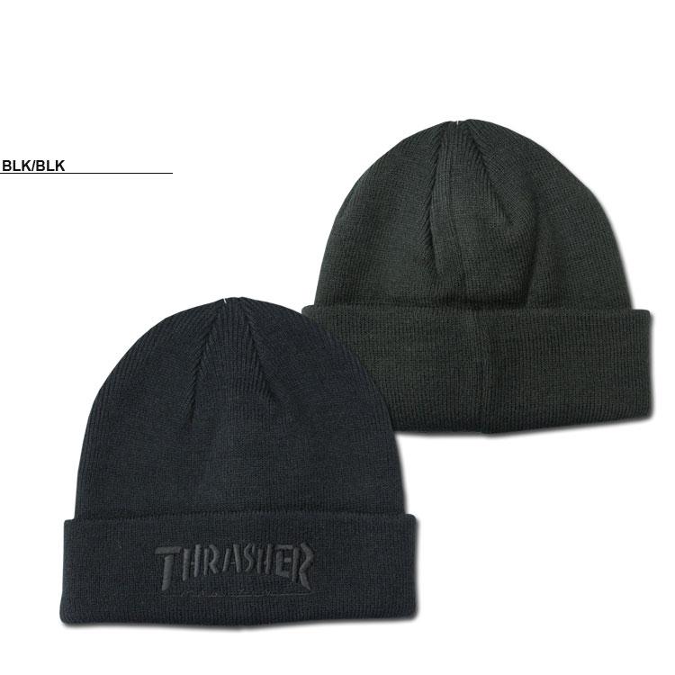 THRASHER（スラッシャー） (公式） ビーニー ニット帽 THRASHER