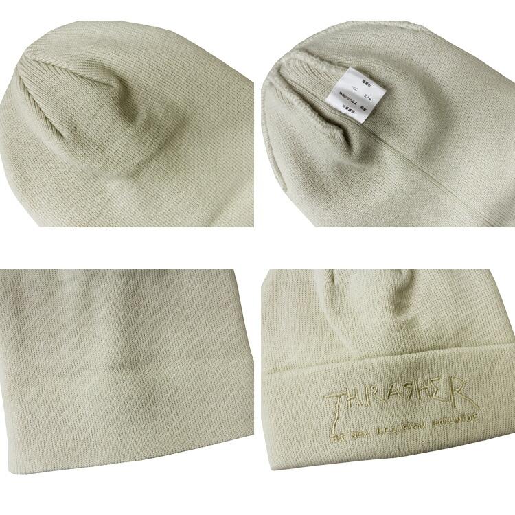 THRASHER（スラッシャー） (公式） ビーニー ニット帽 THRASHER GONZ