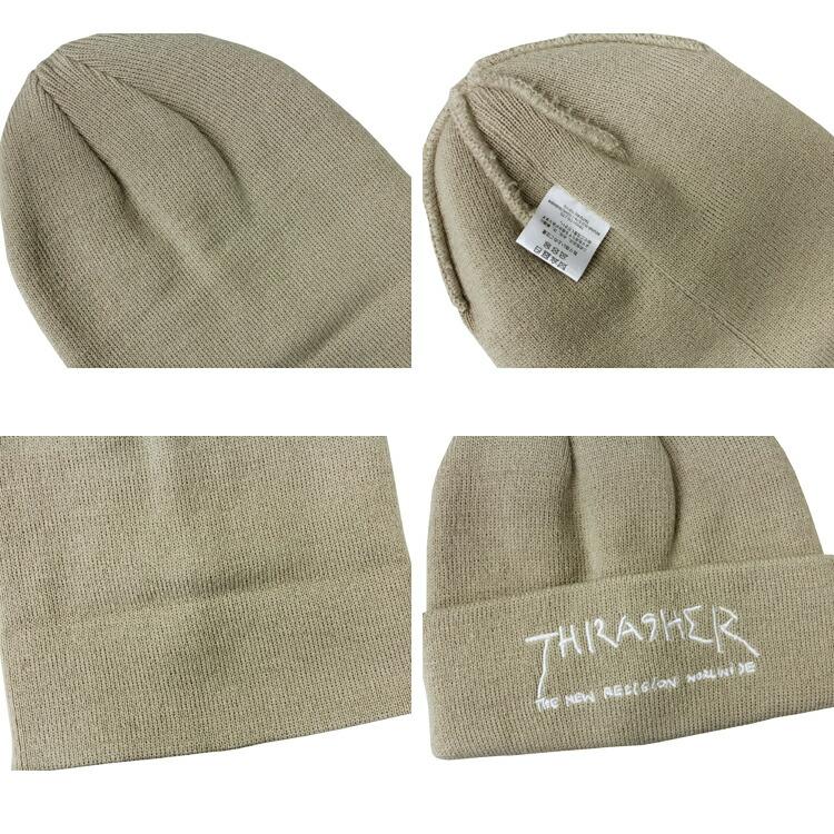 THRASHER（スラッシャー） (公式） ビーニー ニット帽 THRASHER GONZ