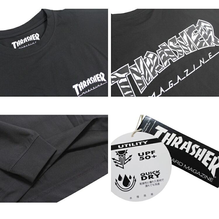 THRASHER（スラッシャー） SALE 長袖Tシャツ THRASHER ZEBRA LOGO