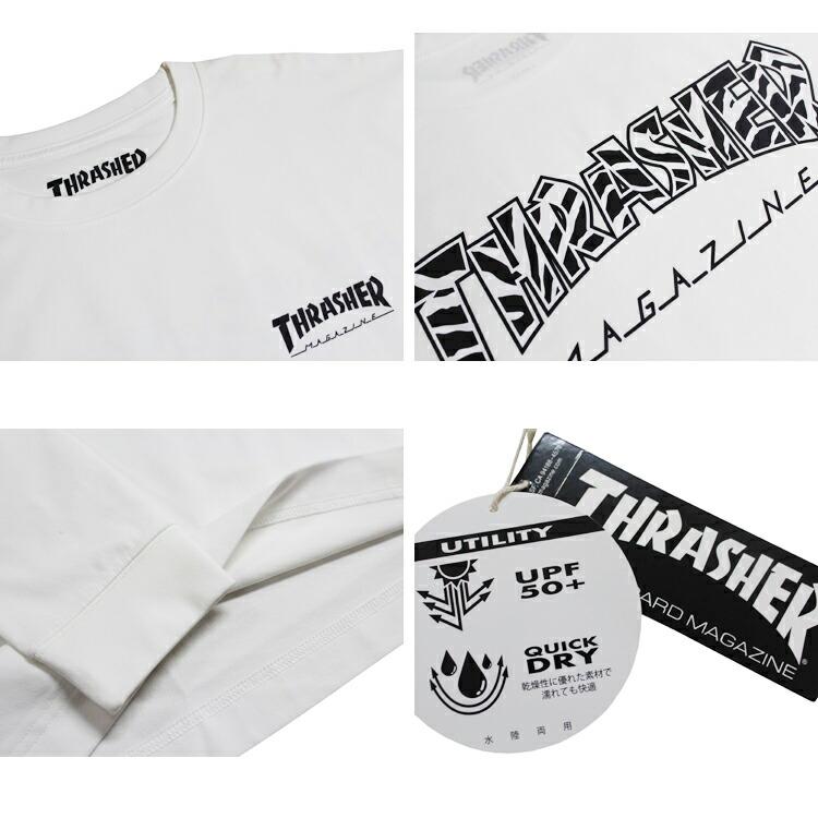 THRASHER（スラッシャー） SALE 長袖Tシャツ THRASHER ZEBRA LOGO
