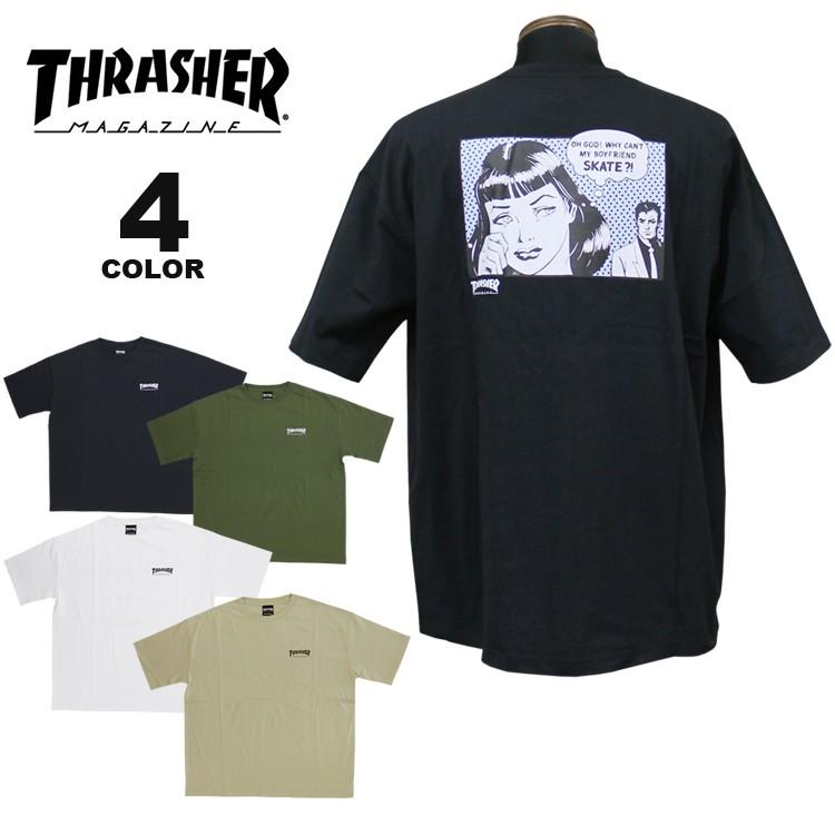 THRASHER SALE スラッシャー Tシャツ BOY FRIEND BACK PRINT BIG