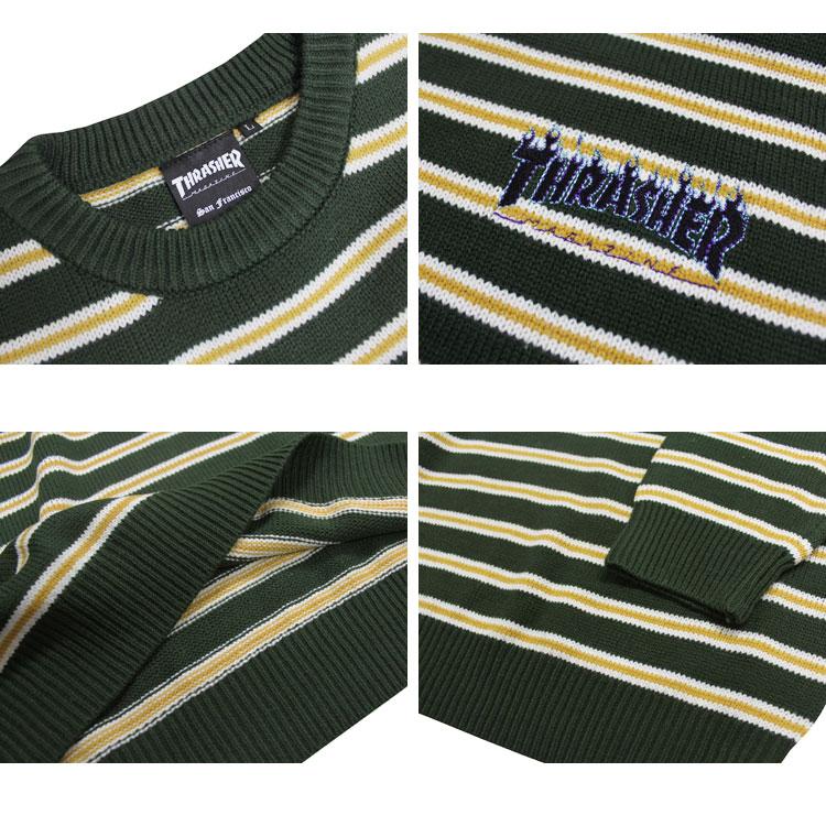 THRASHER SALE (取扱店限定） スラッシャー クルーネック ニット