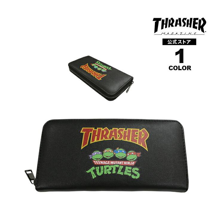 THRASHER (公式） スラッシャー ウォレット 財布 NINJA TURTLES