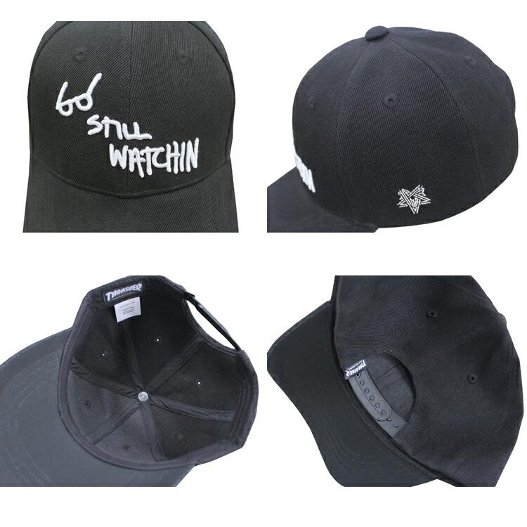 スラッシャー キャップ THRASHER CAP 帽子 メンズ レディース ユニセックス スナップバック Still Watchin SnapBack 全2色 (公式）｜rifflepage｜05