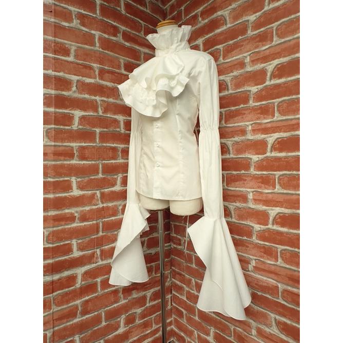 ちょうつがい 涙 ハイライト 王子 ブラウス フリル G Peace Jp