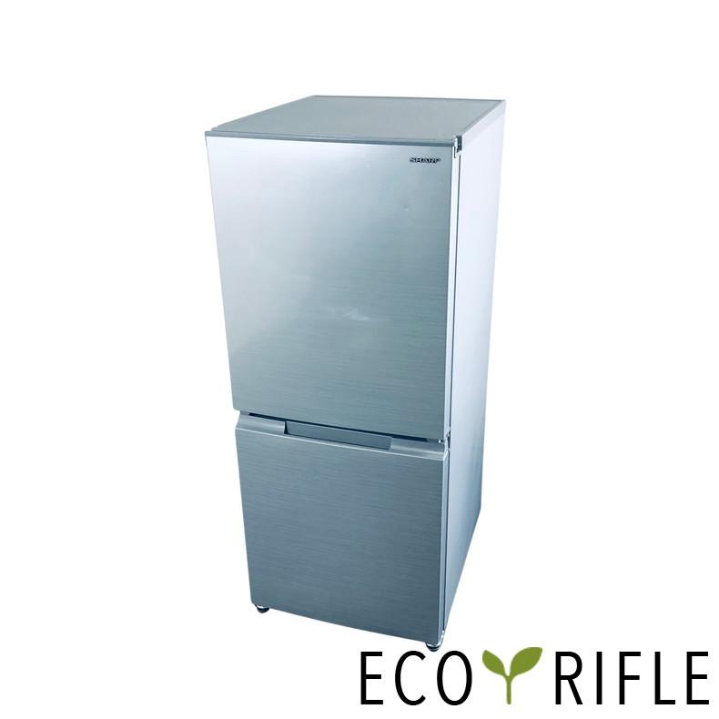 2021年製 SHARP シャープ 2ドア冷蔵庫 SJ-D15G-S