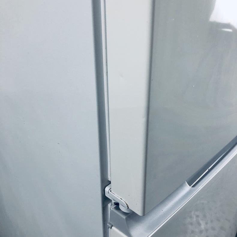 冷蔵庫 中古 シャープ SHARP SJ-15E8-KW 2021年製 2ドア 152L ホワイト ファン式 両方開き 一人暮らし 大きめの画像