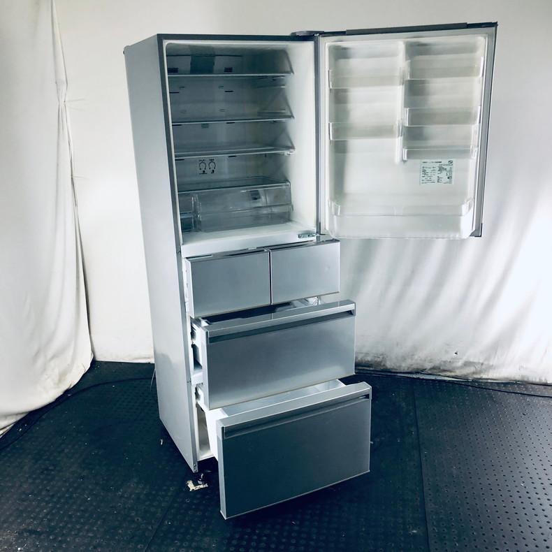 5ドア 冷蔵庫 AQUA ファミリー用 400L シルバー