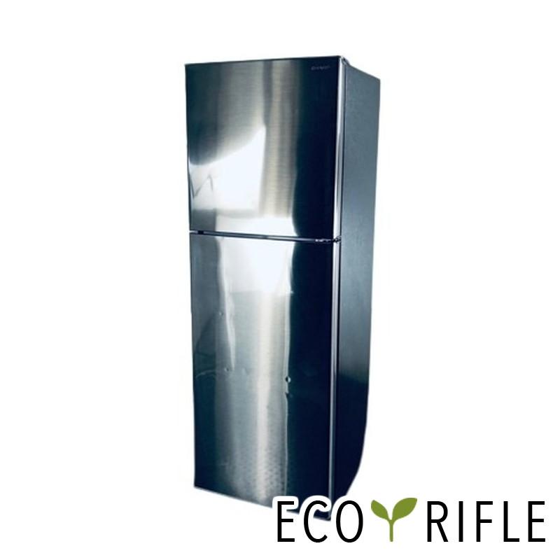 SHARP シャープ 225L 2ドア冷蔵庫 2018年製 SJ-D23D-S シルバー