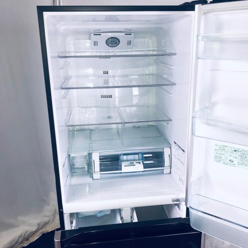 日立 冷蔵庫 中古 HITACHI R-S4200D(XT) 2014年製 5ドア 415L ブラック  