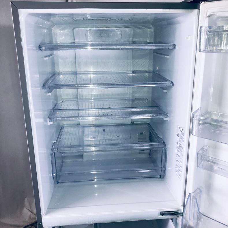 冷蔵庫 中古 アクア AQUA AQR-361D(S) 2015年製 4ドア 355L シルバー  