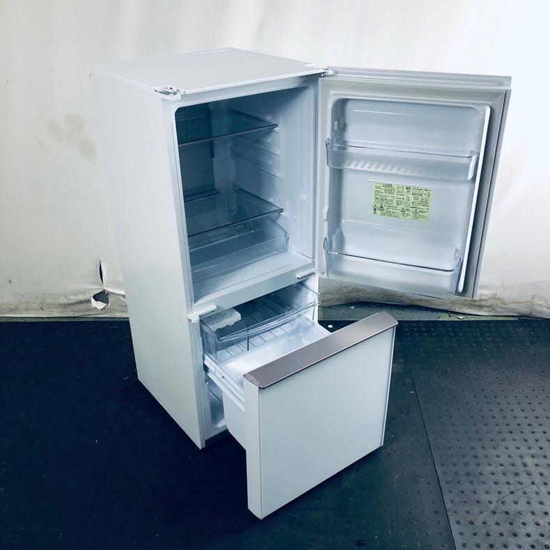 シャープ SJ-GD14E-W 2ドア冷蔵庫 白色 137L『中古美品』2019年