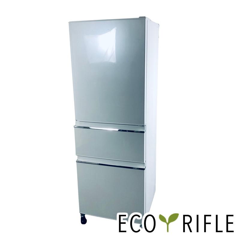 三菱 冷蔵庫 中古 MITSUBISHI MR-CX33D-W 2018年製 3ドア 330L  