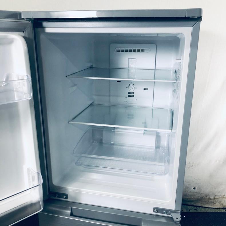 シャープ SJ-D15G-W 冷蔵庫 2021年式 中古 152L※キズ・ヘコミあり