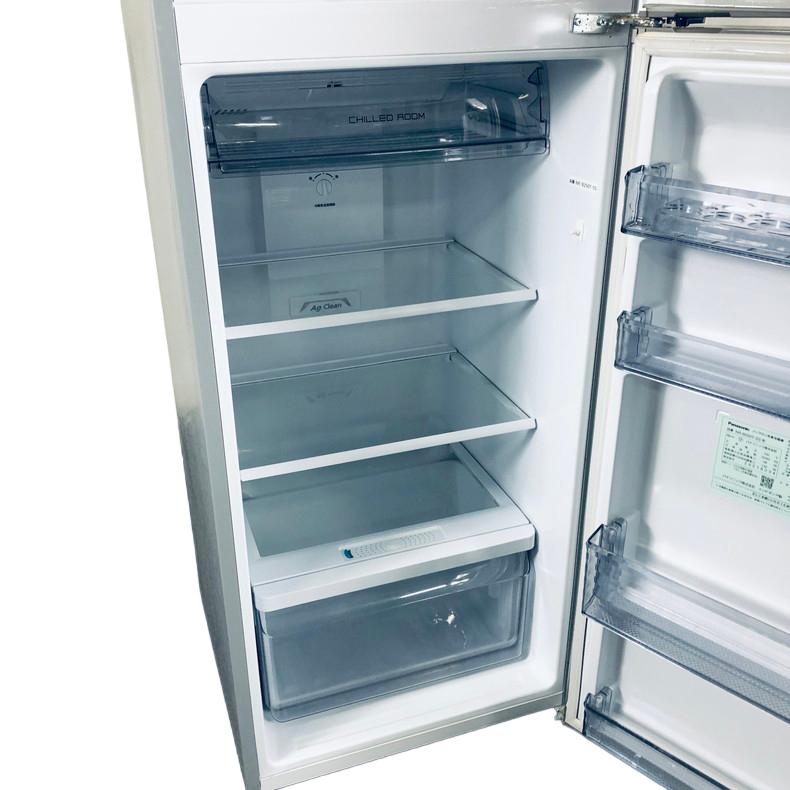 大き目な2ドア冷蔵庫 248L パナソニック NR-B250T-SS 2019年製 中古動作品 クリーニング済み Panasonic（パナソニック） 冷蔵庫 中古 Panasonic NR-B250T-SS 2019年