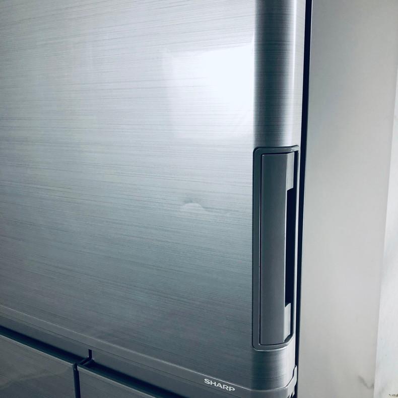 SHARP 冷蔵庫 中古 シャープ SJ-W412D-S 2018年製 5ドア 412L シルバー