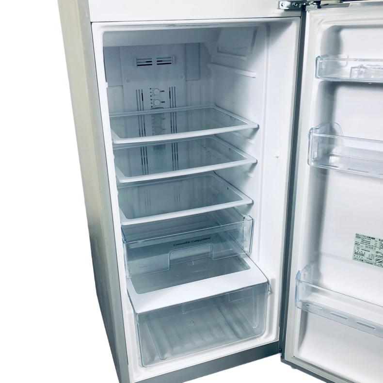 ID:rd24595 【自社配送エリア内限定】日立 HITACHI 冷蔵庫 一人暮らし 中古 2016年製 2ドア 225L シルバー ファン式 右開き R-23GA(S)  【リユース品：状態C】【送料無料】【設置費用無料】 日立（HITACHI） 冷蔵庫 中古 HITACHI R-23GA(S) 2016年製 2ドア 225L