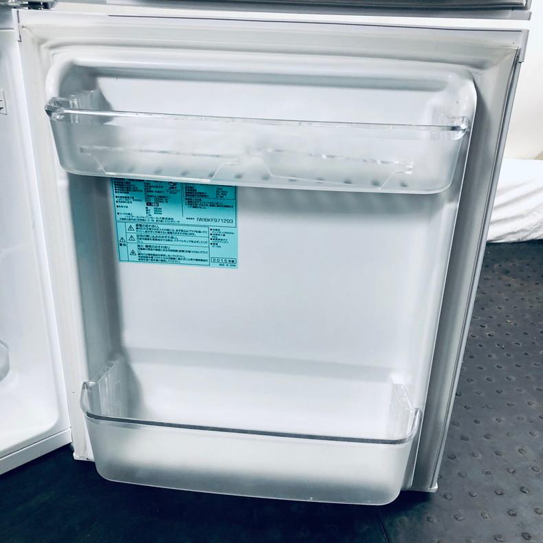 冷蔵庫 中古 ハイアール Haier JR-N91J(W) 2015年製 2ドア 91L