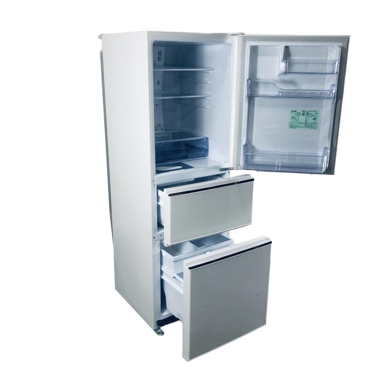 ID:rd24738 【自社配送エリア内限定】三菱 MITSUBISHI 冷蔵庫 ファミリー 中古 2019年製 3ドア 272L ホワイト ファン式 右開き MR-CX27E-W  【リユース品：状態B】【送料無料】【設置費用無料】 三菱（MITSUBISHI） 冷蔵庫 中古 MITSUBISHI MR-CX27E-W 2019年製 3