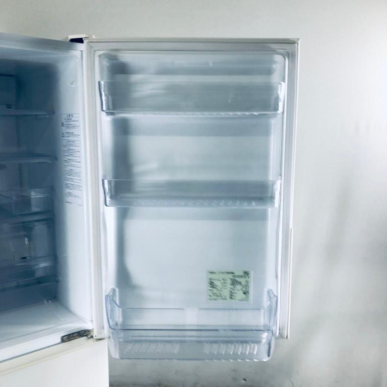 冷蔵庫 中古 アクア AQUA AQR-SD28C(W) 2014年製 2ドア 275L ホワイト  