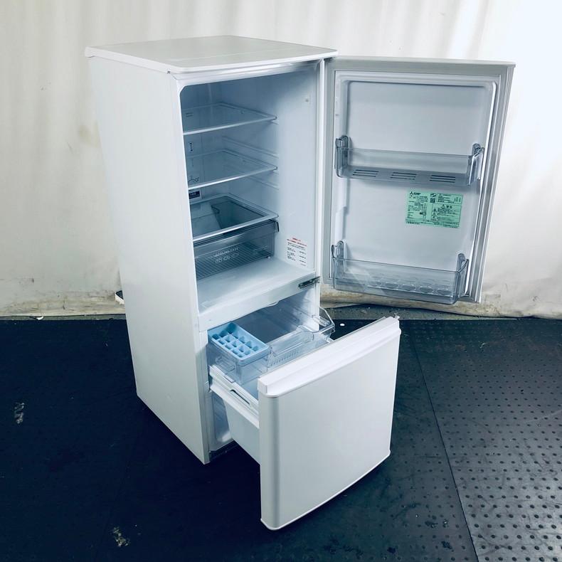 三菱 冷蔵庫 中古 MITSUBISHI MR-P15E2H-W 2022年製 2ドア 146L 三菱 冷蔵庫 中古 MITSUBISHI MR-P15E2H-W 2022年製 2ドア 146L