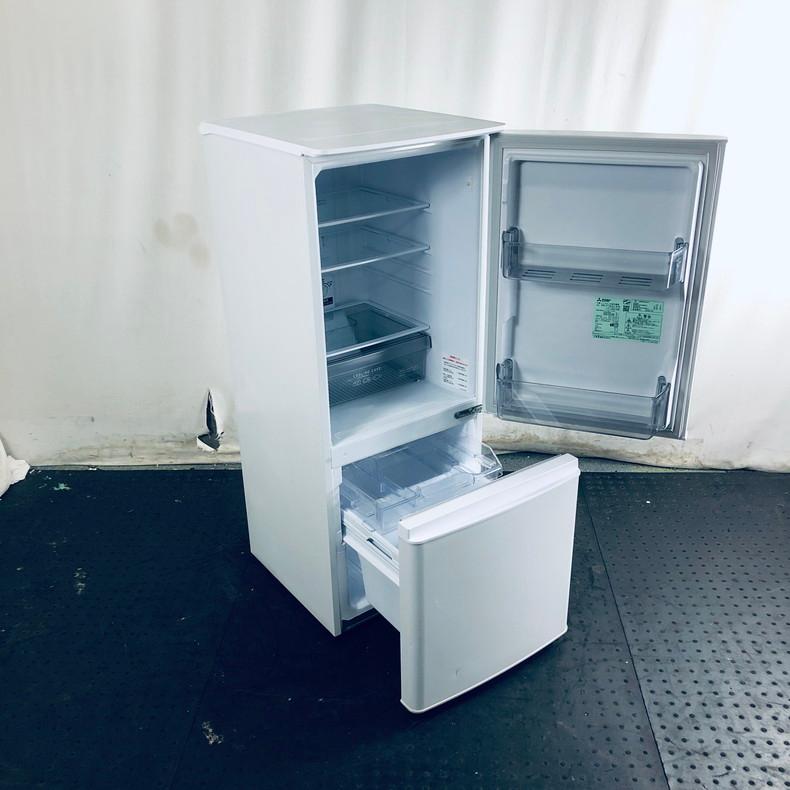 三菱 冷蔵庫 中古 MITSUBISHI MR-P15E2H-W 2022年製 2ドア 146L 三菱 冷蔵庫 中古 MITSUBISHI MR-P15E2H-W 2022年製 2ドア 146L