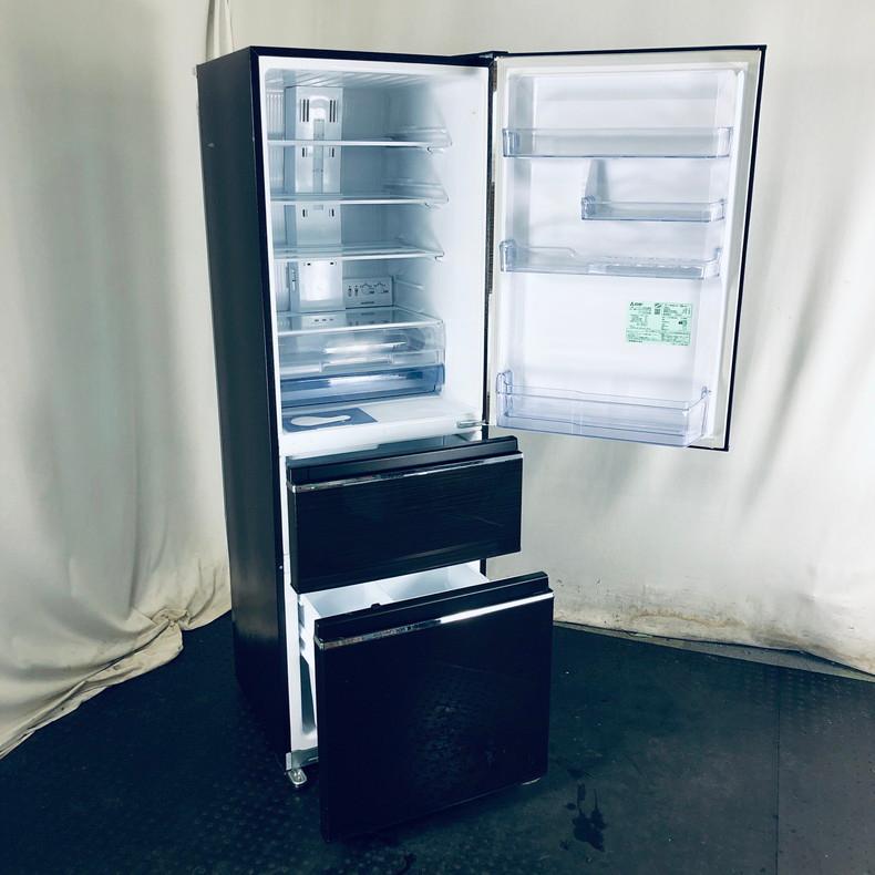 冷蔵庫 中古 三菱 MITSUBISHI MR-CX37D-BR1 2019年製 3ドア 365L 