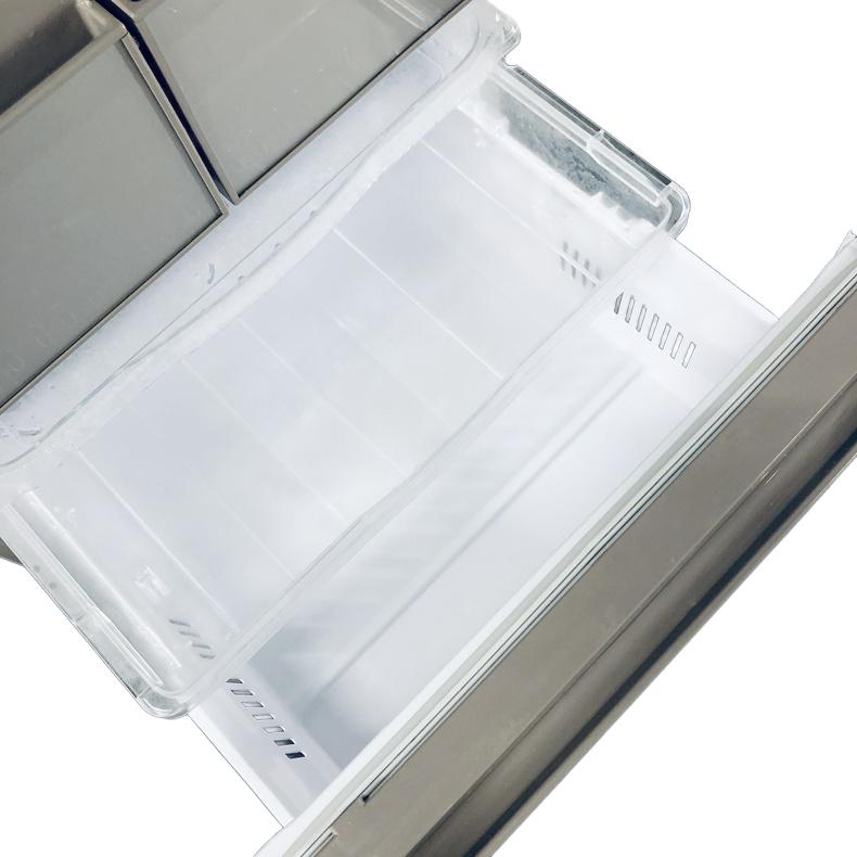 ID:rf00240 【自社配送エリア内限定】日立 HITACHI 冷蔵庫 ファミリー 中古 2019年製 5ドア 401L クリスタルシャンパン ファン式 右開き R-S40J(XN)  【リユース品：状態B】【送料無料】【設置費用無料】 日立（HITACHI） 冷蔵庫 中古 HITACHI R-S40J(XN) 2019年製 5ドア 401L