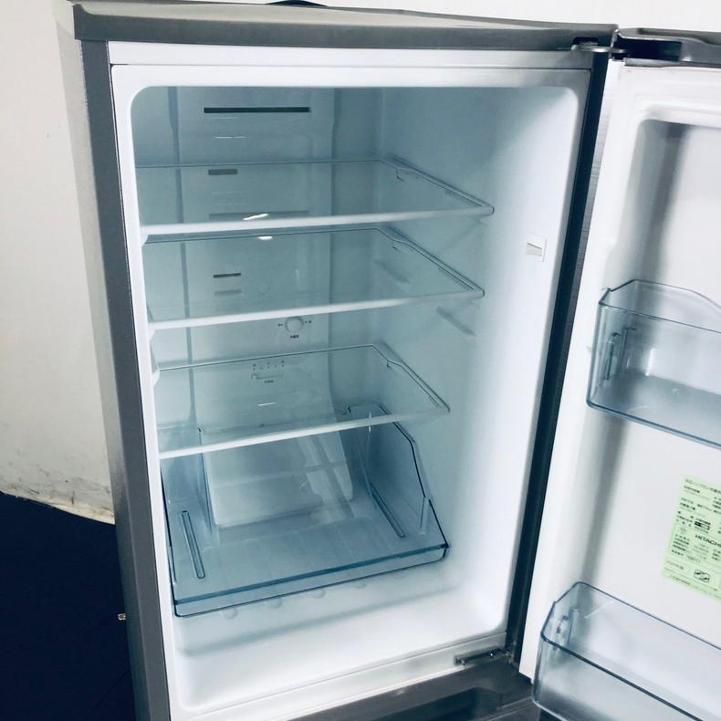 中古】 日立 HITACHI 冷蔵庫 一人暮らし 2020年製 2ドア 154L シルバー